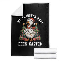 My Flabbers Have Been Gasted Throw Blanket Funny Goose Christmas - Wonder Print Shop