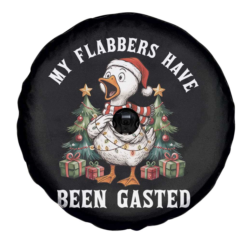 My Flabbers Have Been Gasted Spare Tire Cover Funny Goose Christmas - Wonder Print Shop