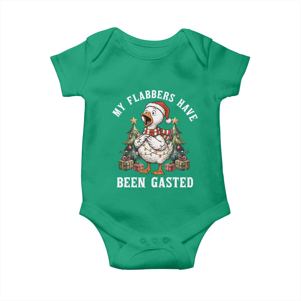 My Flabbers Have Been Gasted Baby Onesie Funny Goose Christmas - Wonder Print Shop