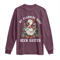 My Flabbers Have Been Gasted Long Sleeve Shirt Funny Goose Christmas - Wonder Print Shop