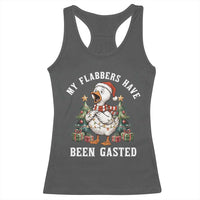 My Flabbers Have Been Gasted Racerback Tank Top Funny Goose Christmas - Wonder Print Shop
