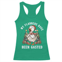 My Flabbers Have Been Gasted Racerback Tank Top Funny Goose Christmas - Wonder Print Shop