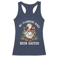 My Flabbers Have Been Gasted Racerback Tank Top Funny Goose Christmas - Wonder Print Shop