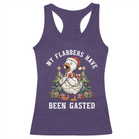 My Flabbers Have Been Gasted Racerback Tank Top Funny Goose Christmas - Wonder Print Shop
