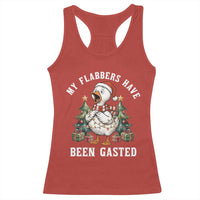 My Flabbers Have Been Gasted Racerback Tank Top Funny Goose Christmas - Wonder Print Shop
