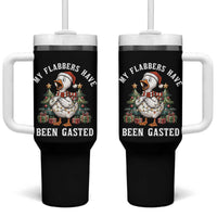 My Flabbers Have Been Gasted Tumbler With Handle Funny Goose Christmas - Wonder Print Shop