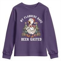 My Flabbers Have Been Gasted Youth Sweatshirt Funny Goose Christmas - Wonder Print Shop