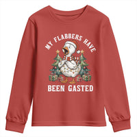 My Flabbers Have Been Gasted Youth Sweatshirt Funny Goose Christmas - Wonder Print Shop