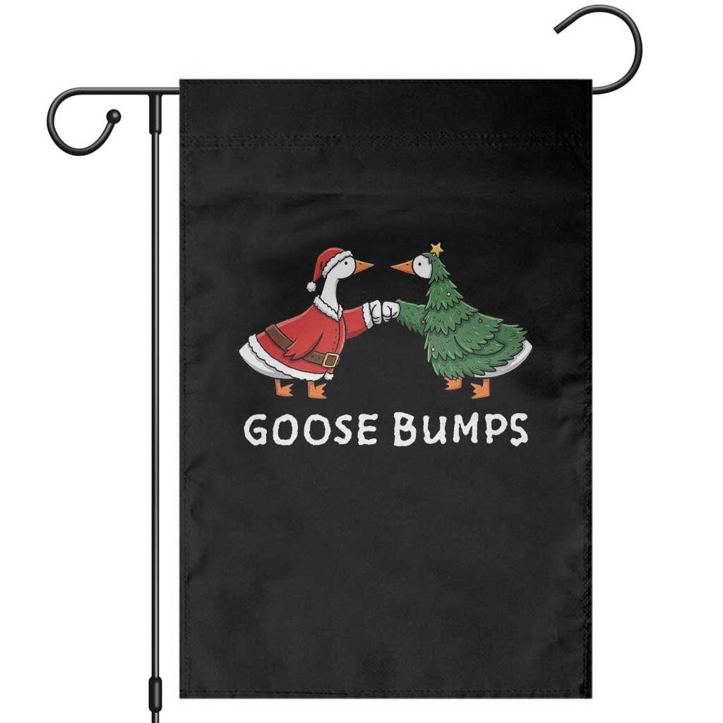 Christmas Goose Bumps Holiday Season Garden Flag - Wonder Print Shop