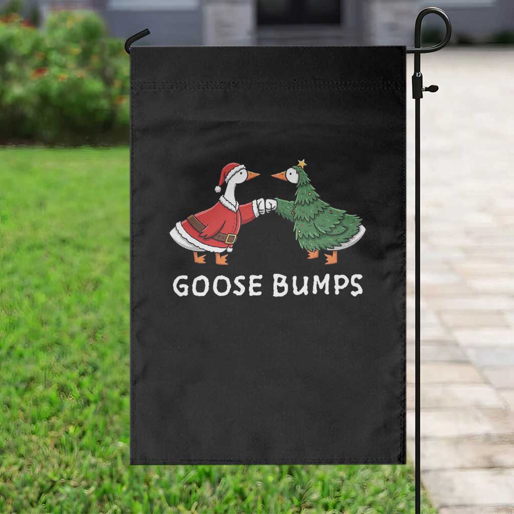 Christmas Goose Bumps Holiday Season Garden Flag - Wonder Print Shop