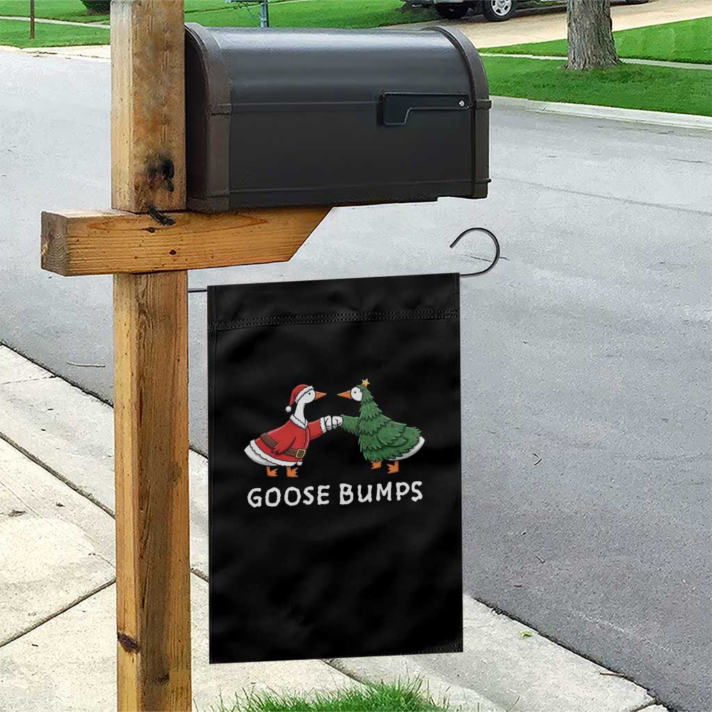 Christmas Goose Bumps Holiday Season Garden Flag - Wonder Print Shop
