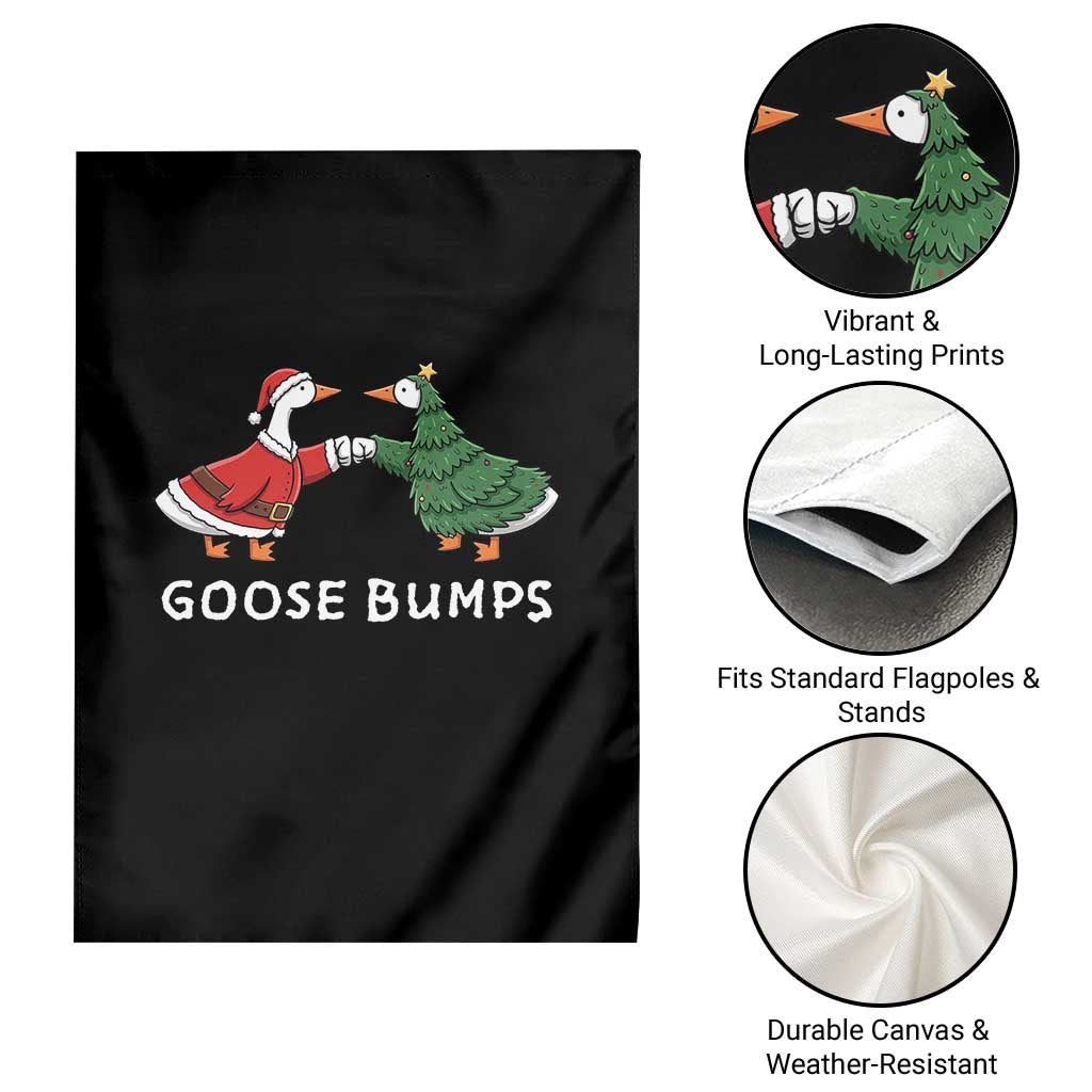 Christmas Goose Bumps Holiday Season Garden Flag - Wonder Print Shop