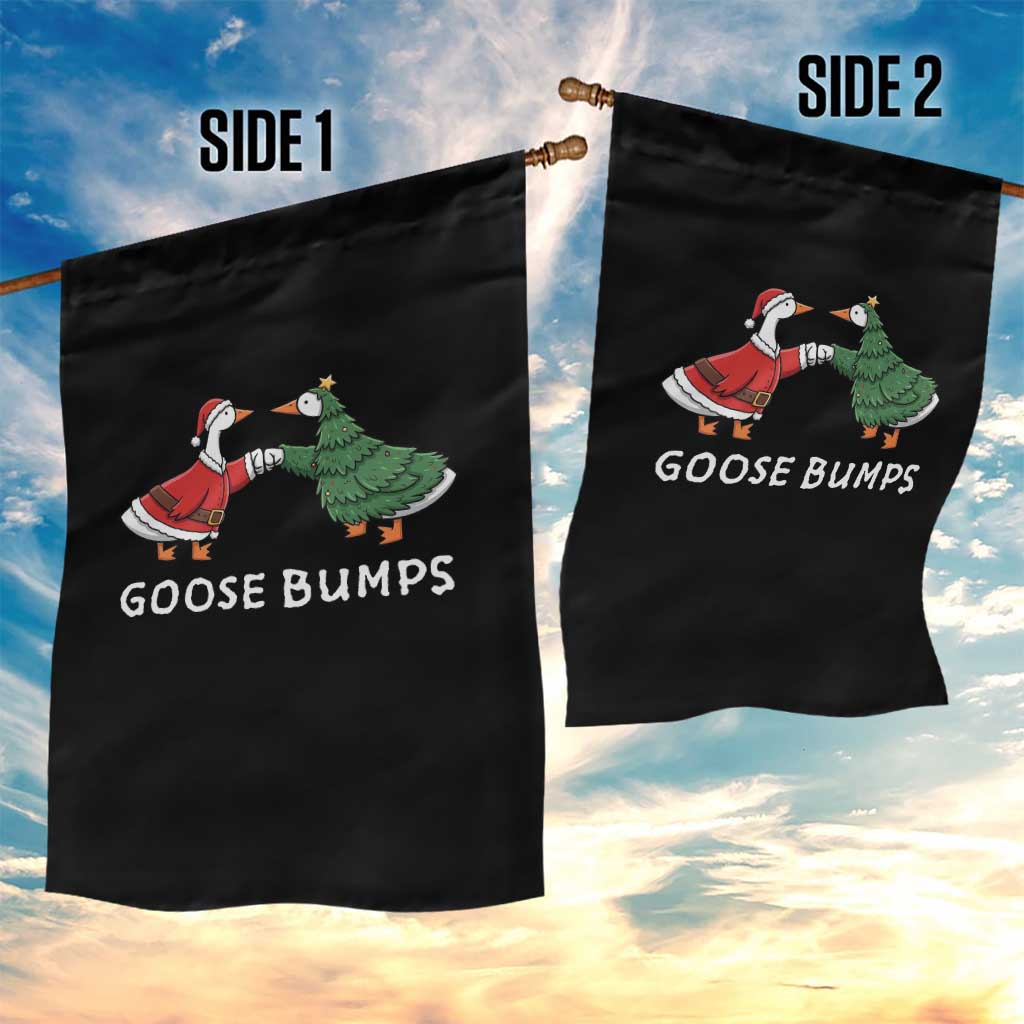 Christmas Goose Bumps Holiday Season Garden Flag - Wonder Print Shop