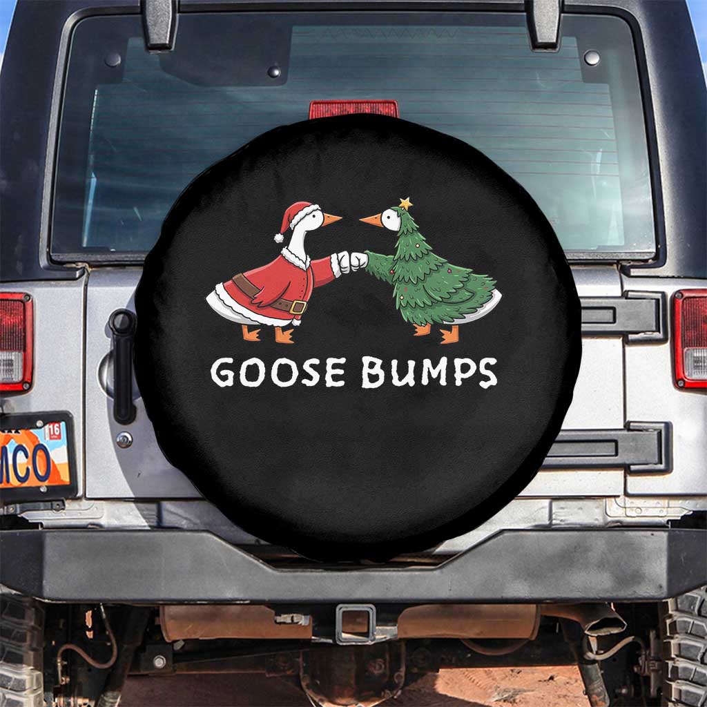 Christmas Goose Bumps Holiday Season Spare Tire Cover - Wonder Print Shop