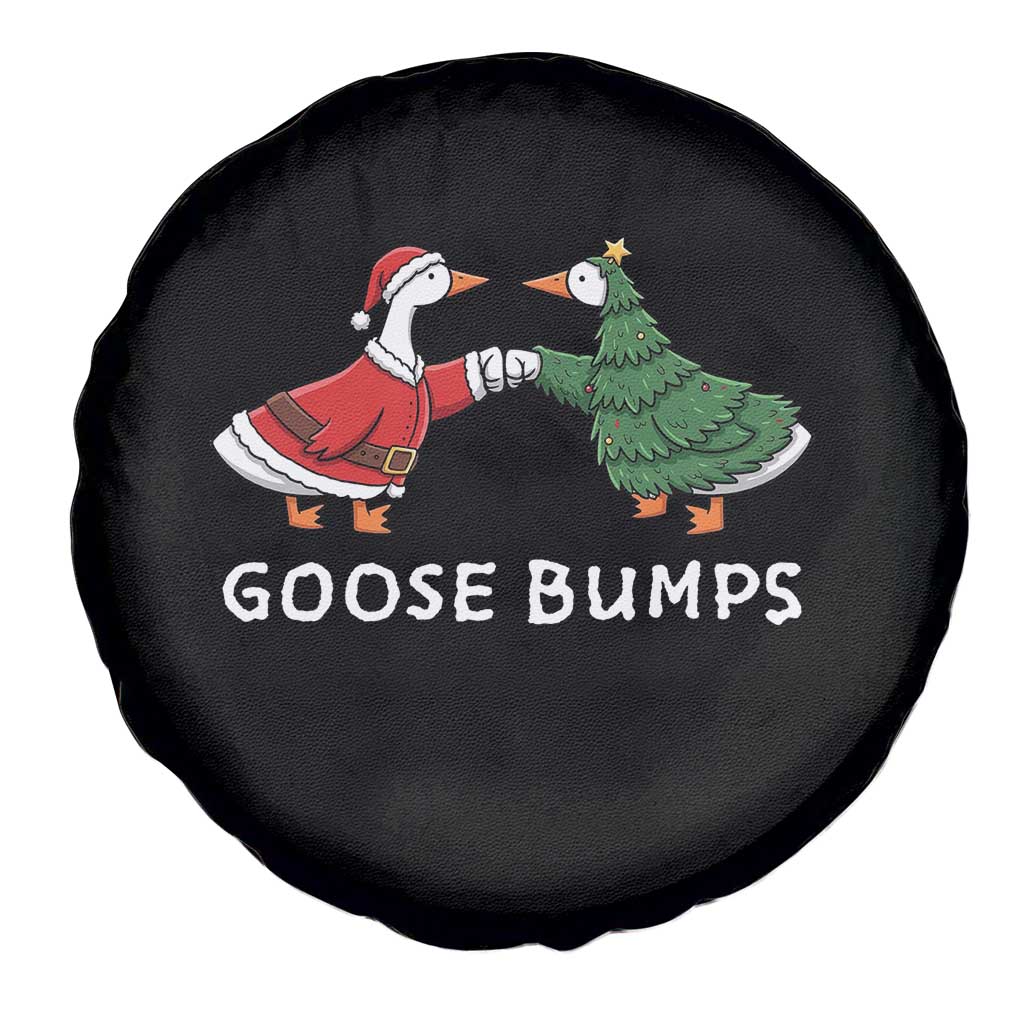Christmas Goose Bumps Holiday Season Spare Tire Cover - Wonder Print Shop
