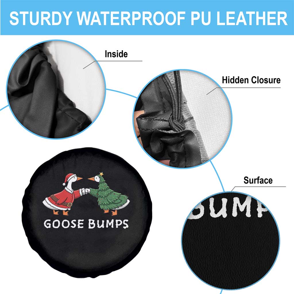 Christmas Goose Bumps Holiday Season Spare Tire Cover - Wonder Print Shop