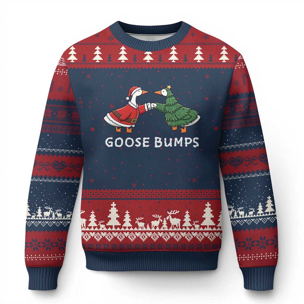 Christmas Goose Bumps Holiday Season Ugly Christmas Sweater - Wonder Print Shop