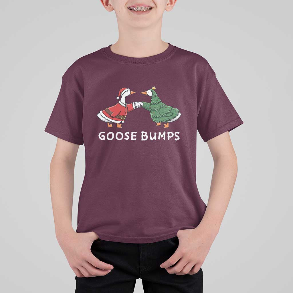 Christmas Goose Bumps Holiday Season T Shirt For Kid - Wonder Print Shop