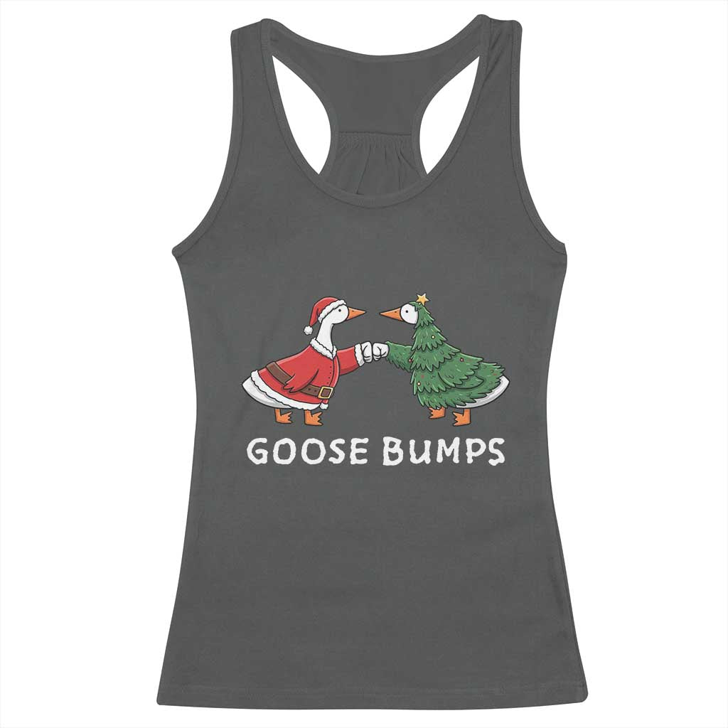 Christmas Goose Bumps Holiday Season Racerback Tank Top - Wonder Print Shop