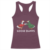 Christmas Goose Bumps Holiday Season Racerback Tank Top - Wonder Print Shop