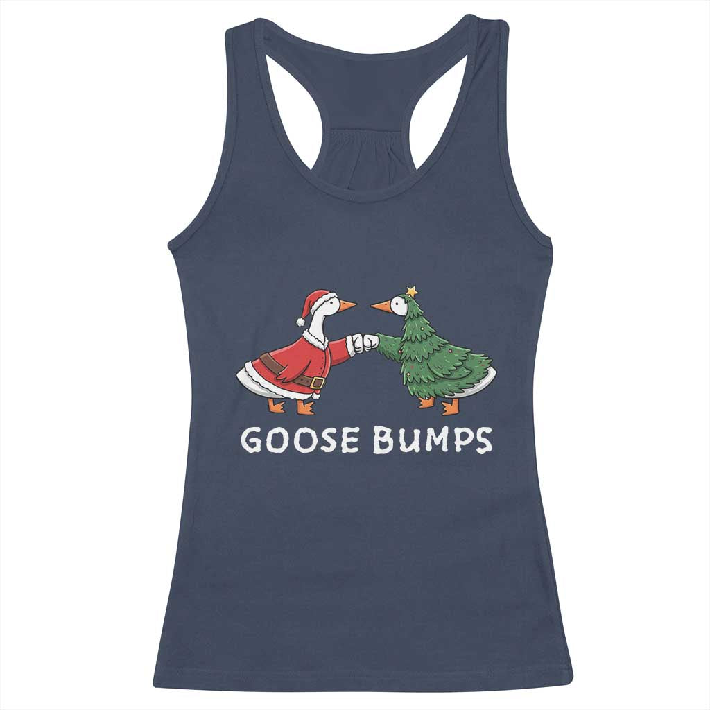 Christmas Goose Bumps Holiday Season Racerback Tank Top - Wonder Print Shop