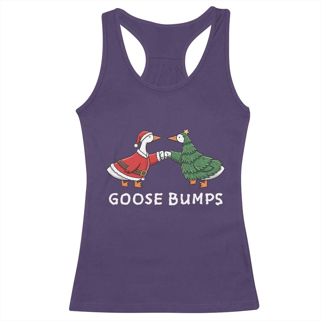 Christmas Goose Bumps Holiday Season Racerback Tank Top - Wonder Print Shop