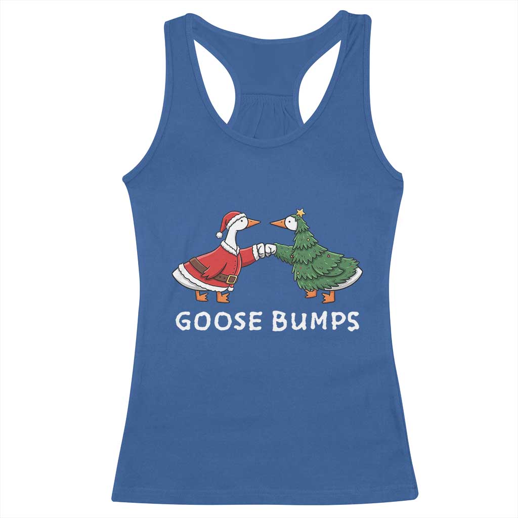 Christmas Goose Bumps Holiday Season Racerback Tank Top - Wonder Print Shop