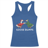 Christmas Goose Bumps Holiday Season Racerback Tank Top - Wonder Print Shop