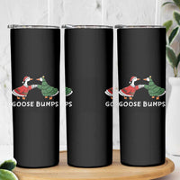 Christmas Goose Bumps Holiday Season Skinny Tumbler - Wonder Print Shop