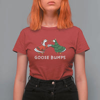 Christmas Goose Bumps Holiday Season T Shirt For Women - Wonder Print Shop