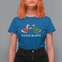 Christmas Goose Bumps Holiday Season T Shirt For Women - Wonder Print Shop