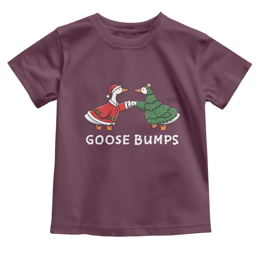 Christmas Goose Bumps Holiday Season Toddler T Shirt - Wonder Print Shop
