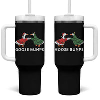 Christmas Goose Bumps Holiday Season Tumbler With Handle - Wonder Print Shop