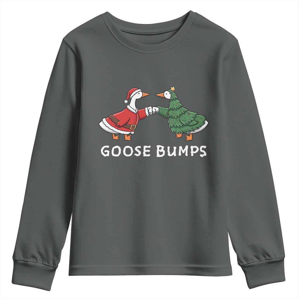 Christmas Goose Bumps Holiday Season Youth Sweatshirt - Wonder Print Shop