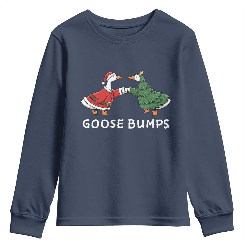 Christmas Goose Bumps Holiday Season Youth Sweatshirt - Wonder Print Shop