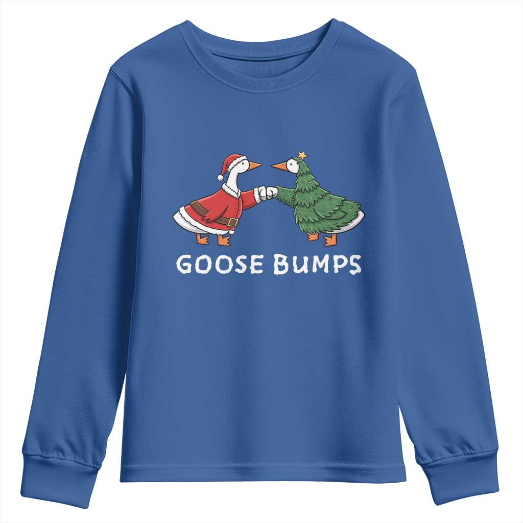 Christmas Goose Bumps Holiday Season Youth Sweatshirt - Wonder Print Shop