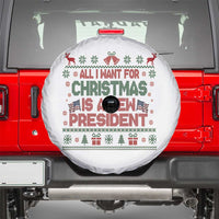 All I Want For Christmas Is A New President Spare Tire Cover Funny Democrat Christmas - Wonder Print Shop