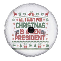 All I Want For Christmas Is A New President Spare Tire Cover Funny Democrat Christmas - Wonder Print Shop