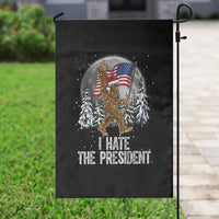 Funny Bigfoot Christmas Political Meme Garden Flag I Hate The President - Wonder Print Shop