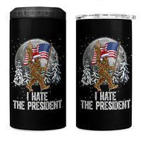 Funny Bigfoot Christmas Political Meme 4 in 1 Can Cooler Tumbler I Hate The President - Wonder Print Shop