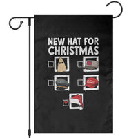 Funny Political Christmas Garden Flag Old Hat New Hat - Wonder Print Shop