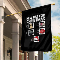Funny Political Christmas Garden Flag Old Hat New Hat - Wonder Print Shop