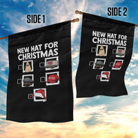 Funny Political Christmas Garden Flag Old Hat New Hat - Wonder Print Shop