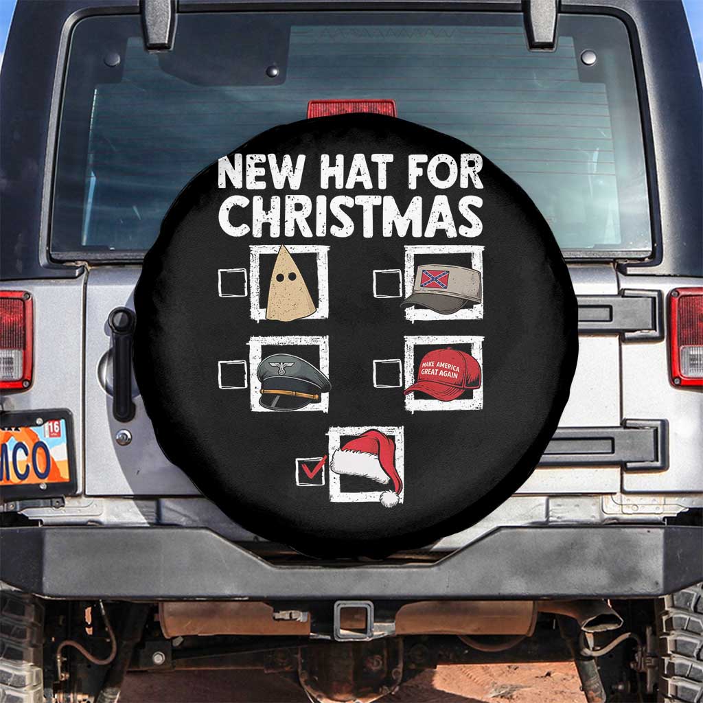 Funny Political Christmas Spare Tire Cover Old Hat New Hat - Wonder Print Shop