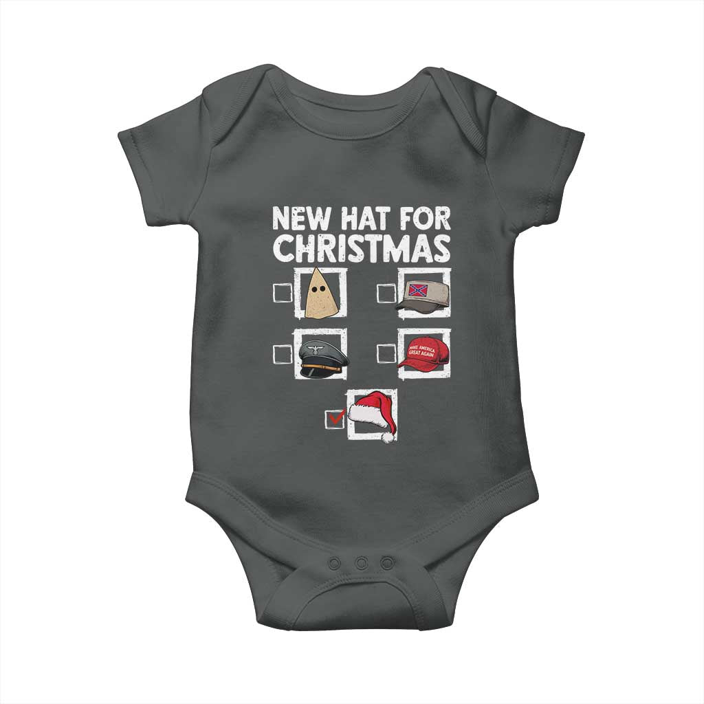 Funny Political Christmas Baby Onesie Old Hat New Hat - Wonder Print Shop