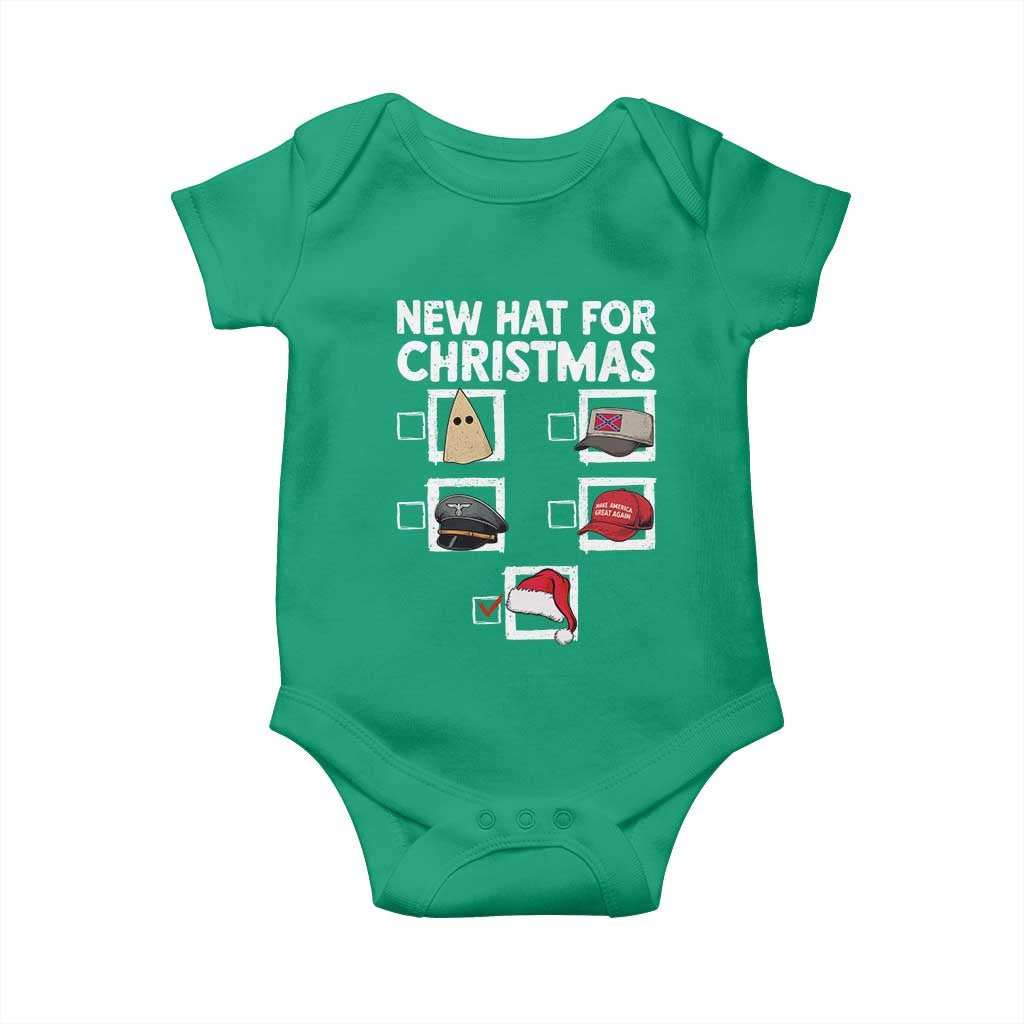 Funny Political Christmas Baby Onesie Old Hat New Hat - Wonder Print Shop