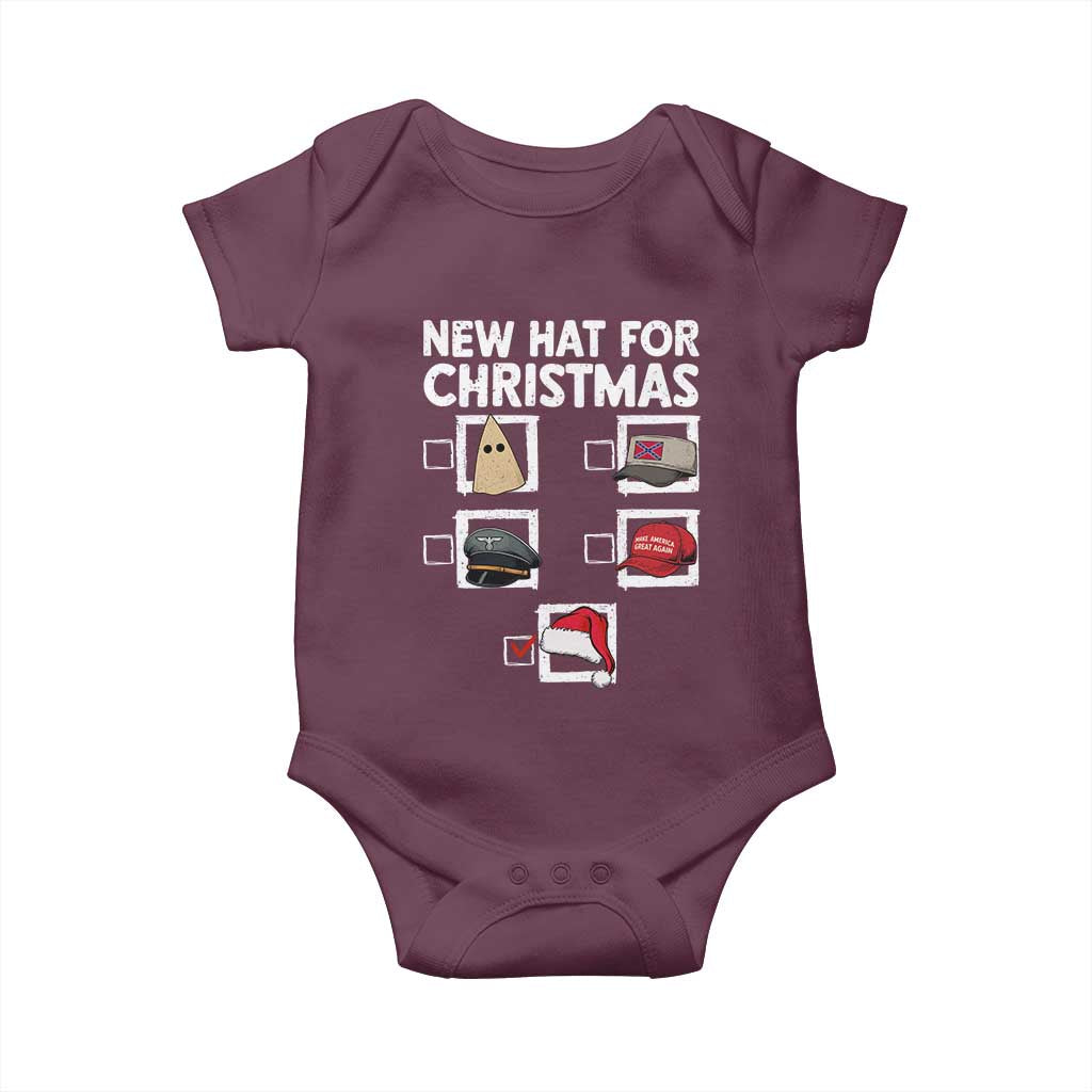 Funny Political Christmas Baby Onesie Old Hat New Hat - Wonder Print Shop