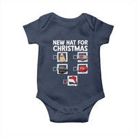 Funny Political Christmas Baby Onesie Old Hat New Hat - Wonder Print Shop