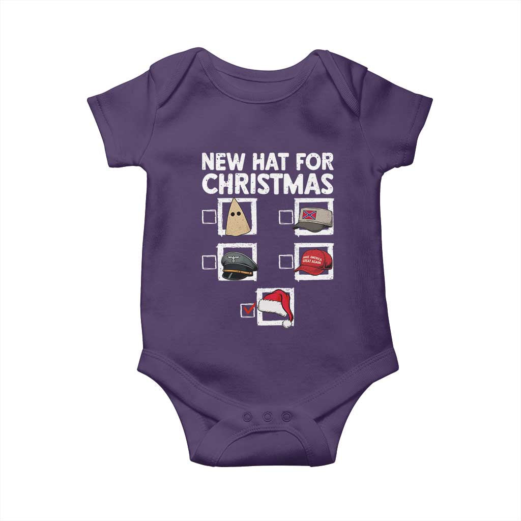 Funny Political Christmas Baby Onesie Old Hat New Hat - Wonder Print Shop