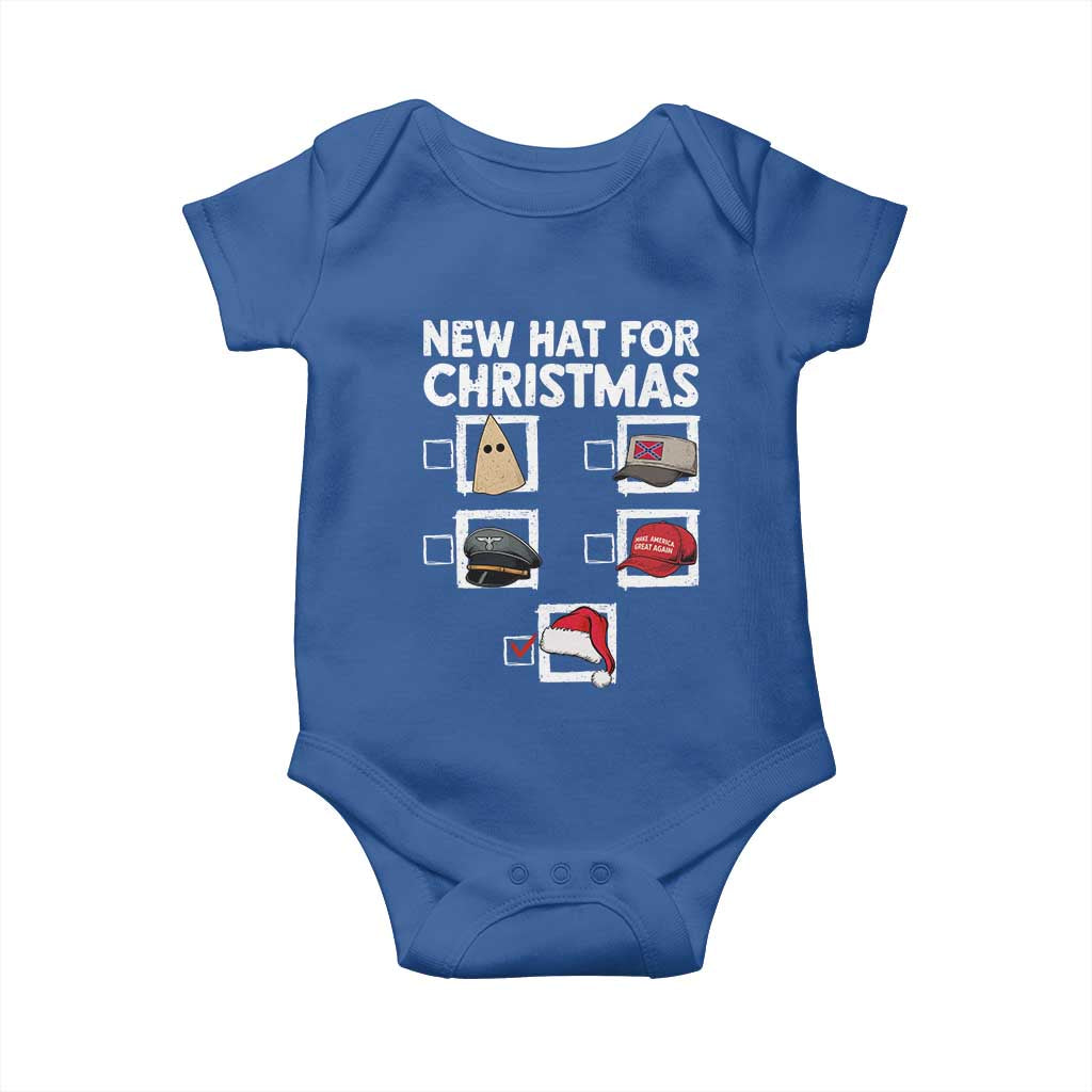 Funny Political Christmas Baby Onesie Old Hat New Hat - Wonder Print Shop